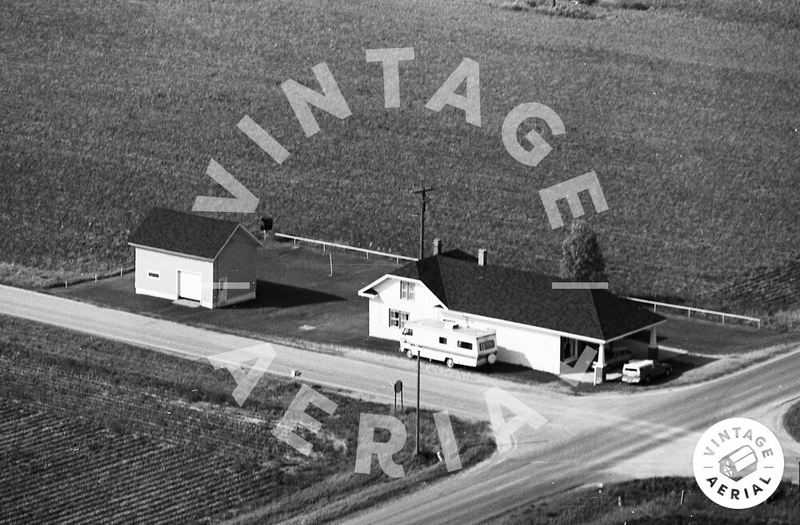 Newark Gas Station and General Store - 1982 Aerial (newer photo)